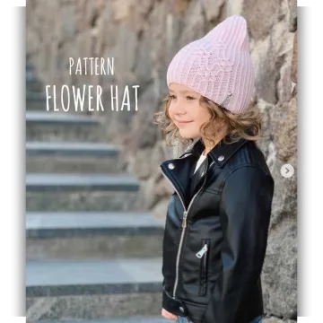 Шапка Flower hat - Наталья Махнюкова