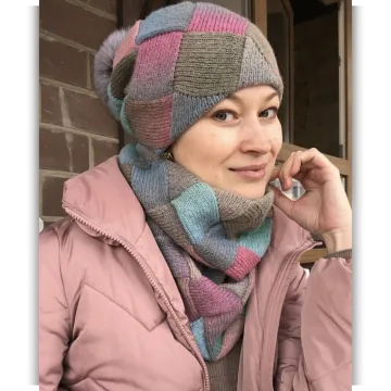 Шапка и снуд Энтерлак - laceplace_knittedclub