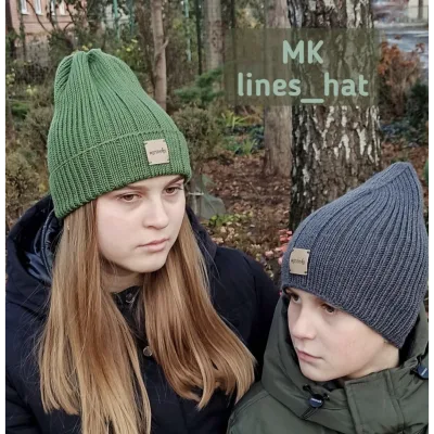 Шапка Lines_hat - marivoka_knit