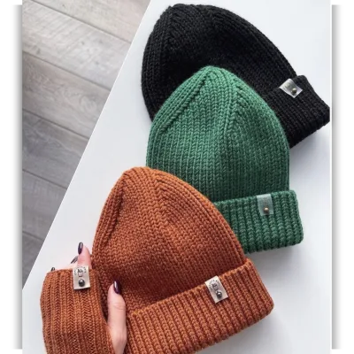 Шапка + митенки hat_street_bomb - feel.love.knit