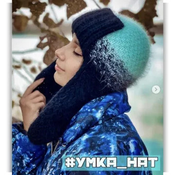 Шапка-ушанка Умка - Анжелика Григорьева