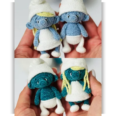 Смурфята - Galina Knittedtoys