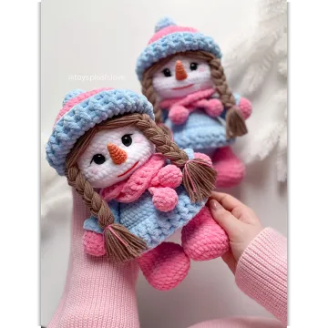 Снеговик Снежка