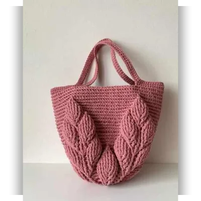 Шопер Флора 3D - knit.ideass