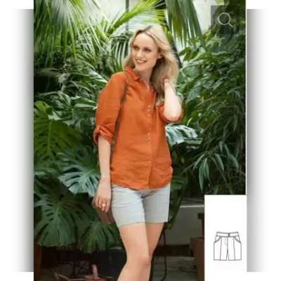 Шорты №126 — выкройка из Burda 3/2013 - Burda Style