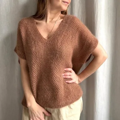 Стильная вязаная безрукавка Fungus - Refined Knitwear