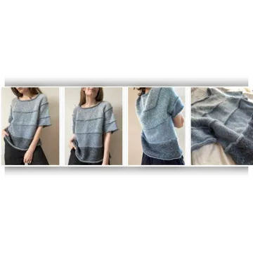 Стильный топ реглан Pado. Перевод на русский. - Aegyoknit