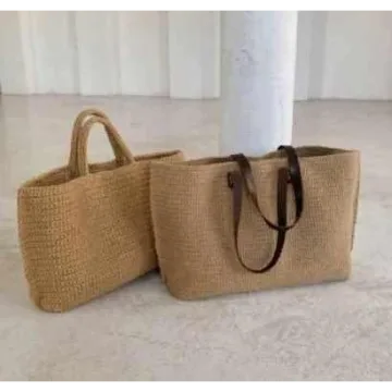 Сумка-шоппер TOTE BAG из джута - Людмила Зайцева