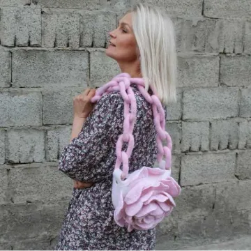 Сумочки с цепью Роза и Пион