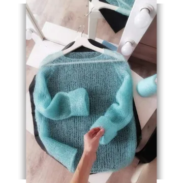 Свитер basic_паутинка - perosha_knitwear
