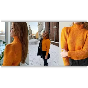 Свитер с рукавом фонарик Power Puff - Dreamknit