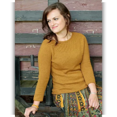 Свитер The Turmok: A Swirl Yoke Sweater - Norah Gaughan