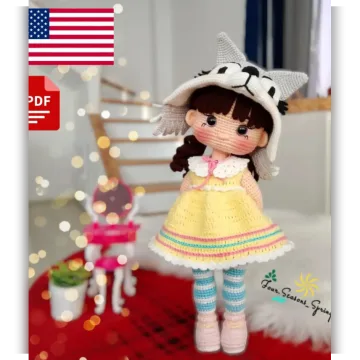 Схема вязания крючком игрушечной куклы ARTU