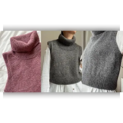 Теплая безрукавка Montpellier Slipover - Ane Fiskum Sunde, NovemberKnits