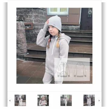 Толстовка детская Grey. Размеры 80-164