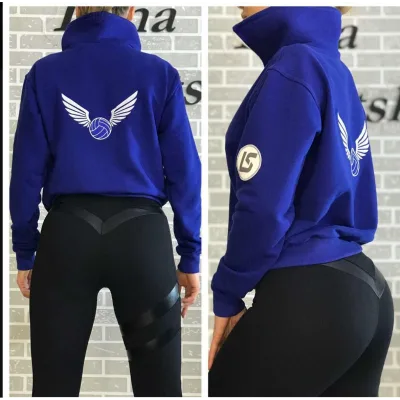 Толстовка с высоким воротом Комфорт - Lena Sotskova