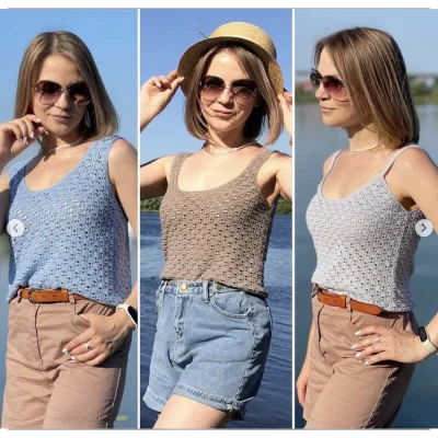 Топ Airy - annvi_knits