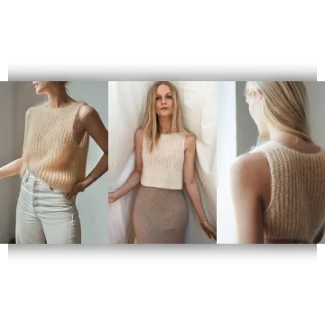 Топ из мохера The Fluffy Crop Top - Lia Lykke