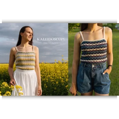 Топ Kaleidoscope - sopot_knit