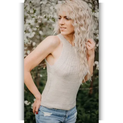 Топ Radiating Top - Zanete Knits