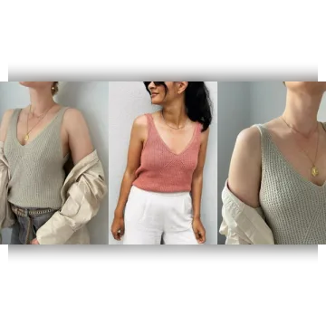 Топ резинкой Camisole № 7 - Вяжи.ру