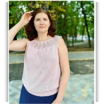 Топ Шанталь - virina.knits