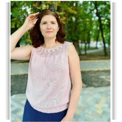 Топ Шанталь - virina.knits