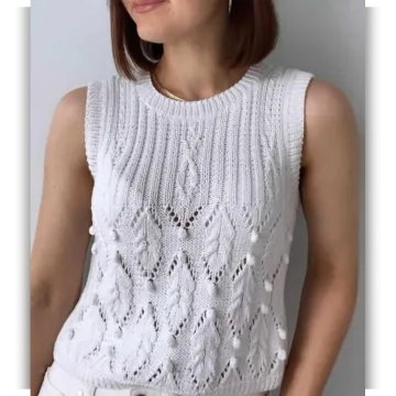 Топ Vivien - julia_lapteva_knitwear