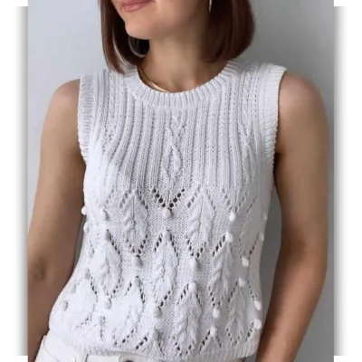 Топ Vivien - julia_lapteva_knitwear