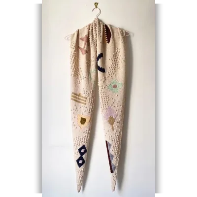 Треугольная шаль Elvan Shawl - Florence Spurling