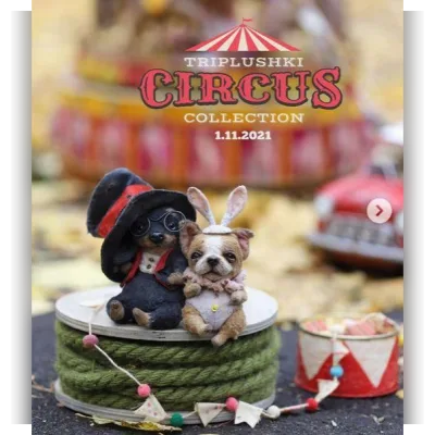 Triplushki Circus collection. Часть 1 Такса Грызлик и чихуахуа Котлетка - Таисия Клонингер