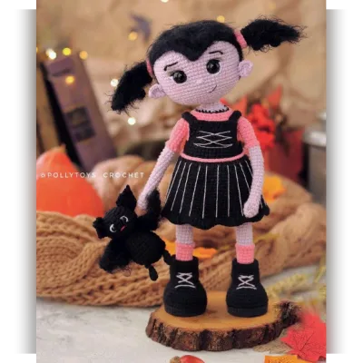 Вампирина Ви - pollytoys_crochet
