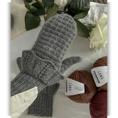 Варежки Waffle_mittens - Елена Митина