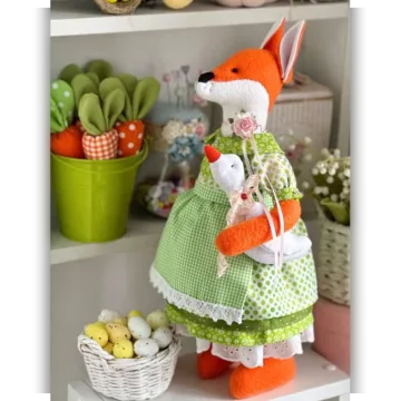 Весенняя лиса