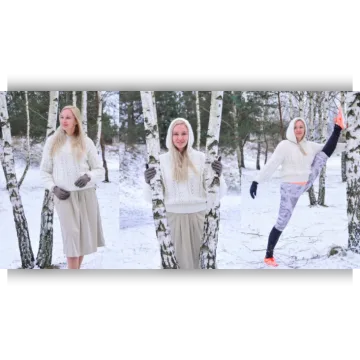 Вязаная ажурная толстовка Iceberg - Aistė Butkevičienė