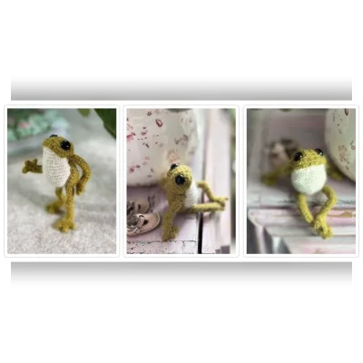 Вязаная крючком жаба Toad - Клер Гарланд