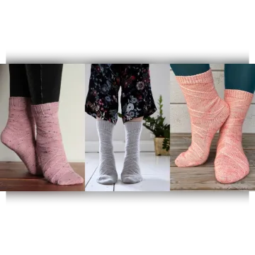 Вязание носков от мыска Viseria Sock - Leeni Hoi