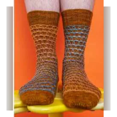 Вязаные цветные носки Slippy V Socks - Susanne Müller