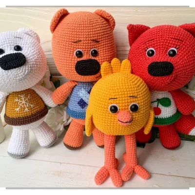 Вязаные игрушки. Мастер-класс на всех героев - happytoys_for_you