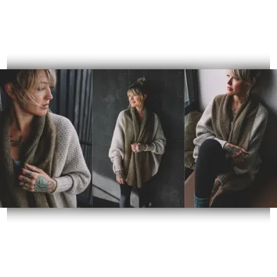 Вязаный кардиган-кокон Big Cozy Cardi - Вяжи.ру