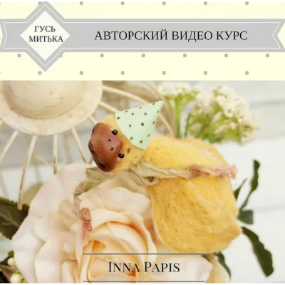 Видео мастер класс "Гусек Митька" - Инна Папис