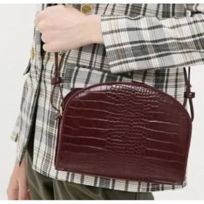 Виолетта - марафон кожаная сумка жёсткой конструкции - leatherschool_mg