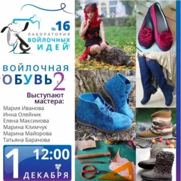 Войлочная обувь 2