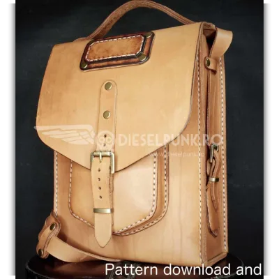 Выкройка кожаной сумки «Messenger Bag» - DieselpunkRo