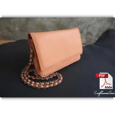 Выкройка «кожаный клатч на цепочке» - Craftsmangus