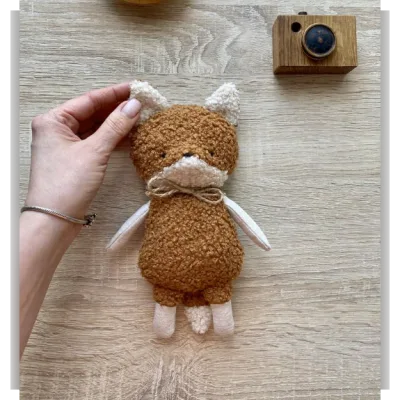 Выкройка Лисички с мастер классом по пошиву. Коллекция игрушки с ладошку - Gala Palle