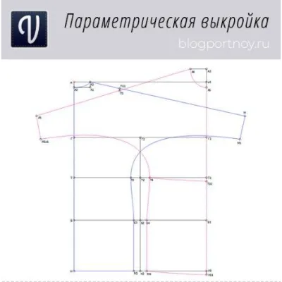 Выкройка - основа с рукавом летучая мышь - Ольга Маризина