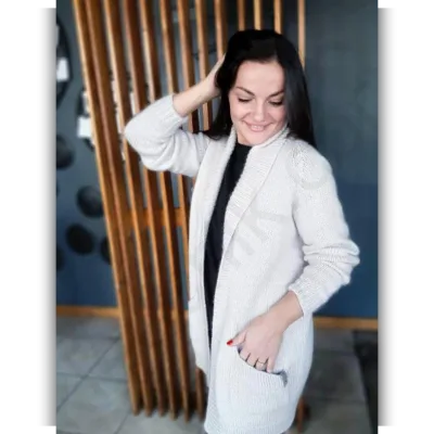 Взрослый кардиган Lazy cardi - Алёна Михайлова