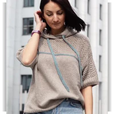 Худи Katie Hoodie - l.wang_knit