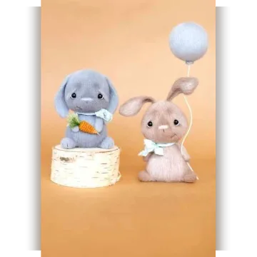 Зайка с воздушным шариком